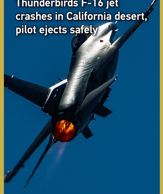 Thunderbirds_F_16_Crash_in_California_Desert__Pilot_Safe__Probe_Underway video poster
