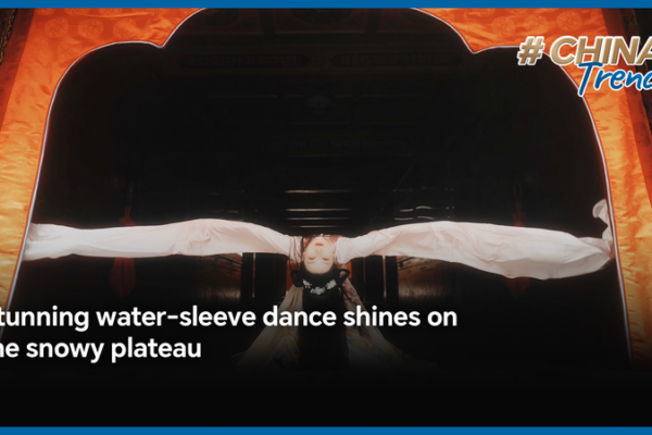 Tibetan_Water_Sleeve_Dance_Captivates_on_Snowy_Plateau video poster