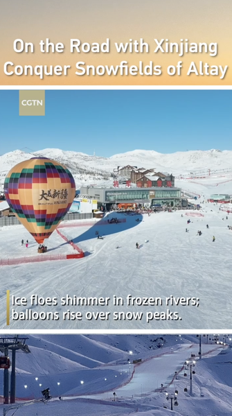 UFH4B8MW6BA9K8ZD6XX9 - Khabar Asia Altay’s Winter Thrills: Where Snow Meets Adventure in Xinjiang video poster