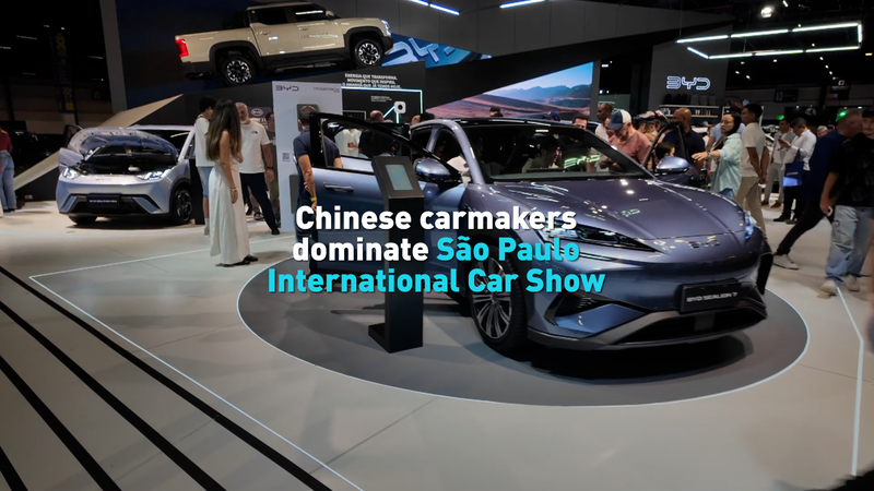 Chinese Carmakers Steal Spotlight at São Paulo Auto Show 2025 video poster
