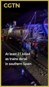 21_Dead_in_Southern_Spain_Train_Derailment__Over_100_Injured video poster