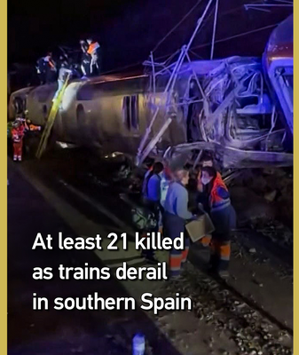 21_Dead_in_Southern_Spain_Train_Derailment__Over_100_Injured video poster