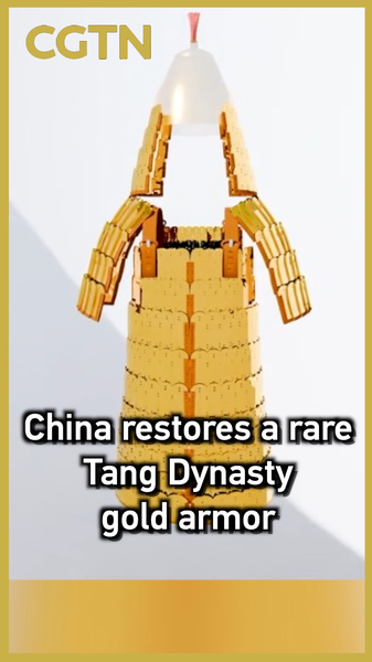 China_Unveils_Restored_Tang_Dynasty_Gold_Armor__Revealing_Ancient_Cultural_Ties video poster
