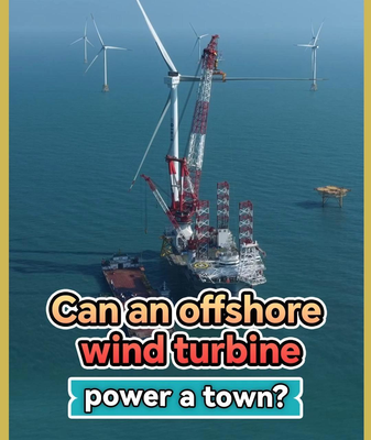 China’s 20MW Offshore Wind Turbine Powers 44,000 Homes Annually video poster