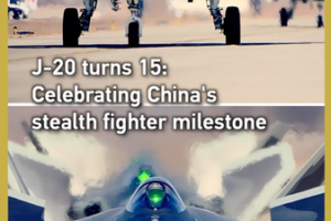 J_20_Stealth_Fighter_Marks_15_Years_of_Aviation_Advancement video poster