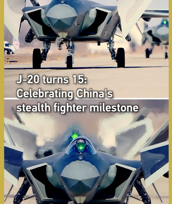 J_20_Stealth_Fighter_Marks_15_Years_of_Aviation_Advancement video poster