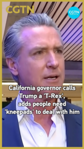 Newsom Slams Global Leaders’ Approach to Trump Diplomacy video poster