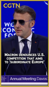 Macron_Slams_U_S___Subordination__of_Europe_at_Davos_Forum video poster