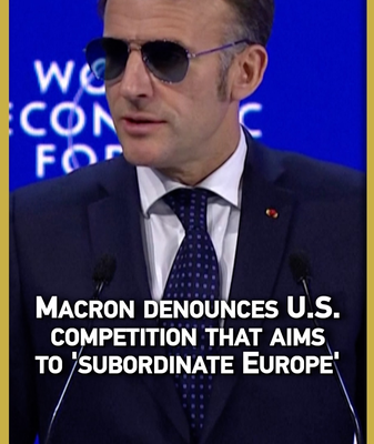 Macron_Slams_U_S___Subordination__of_Europe_at_Davos_Forum video poster