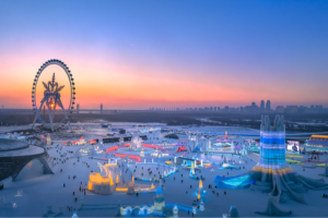 Harbin Unveils World’s Largest Ice-and-Snow Theme Park video poster