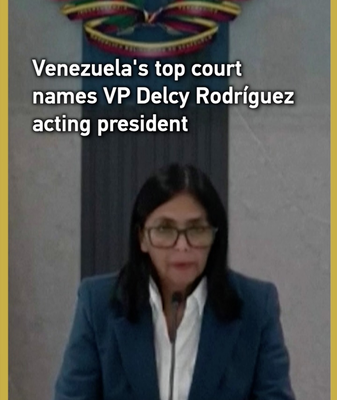Venezuela's Top Court Names VP Delcy Rodríguez Acting President video poster