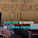 Times_Square_Rally_Condemns_U_S__Military_Action_in_Venezuela video poster