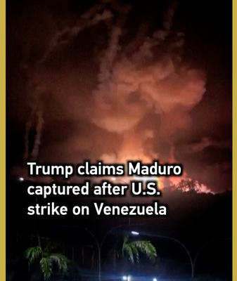 Trump_Alleges_Capture_of_Venezuela_s_Maduro_Following_U_S__Military_Strike video poster