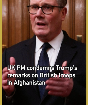 UK_PM_Starmer_Condemns_Trump_s_Remarks_on_British_Troops_in_Afghanistan video poster