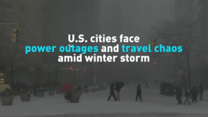 U_S__Winter_Storm_Triggers_Power_Outages__Travel_Disruptions video poster