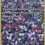 Venezuelan_Transport_Workers_Rally_in_Caracas_Demanding_Maduro_s_Release video poster