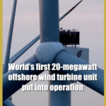 China Launches World’s First 20-Megawatt Offshore Wind Turbine video poster