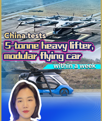 China_Advances_Air_Mobility_with_5_Tonne_eVTOL_and_Modular_Flying_Car_Trials video poster