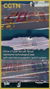China_s_Fujian_Carrier_Pioneers_Electromagnetic_Launch_Technology video poster