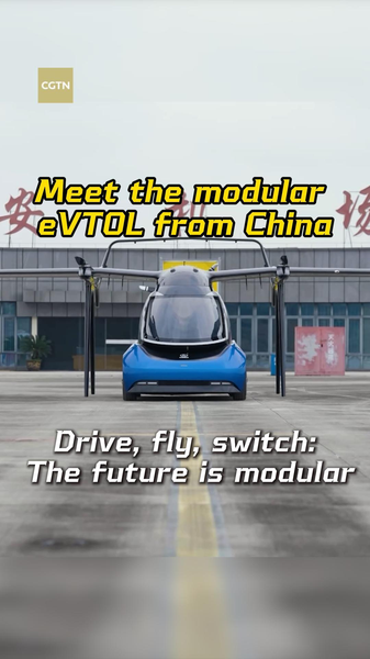 China_s_Modular_eVTOL_Aircraft_Redefines_Urban_Mobility_with_Road_to_Air_Transition video poster