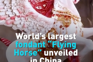 China_s__Sugar_King__Unveils_World_s_Largest_Fondant_Sculpture_for_Year_of_the_Horse video poster