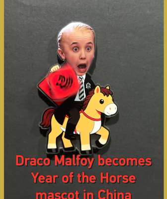 Draco_Malfoy_Gallops_in_as_2026_Year_of_the_Horse_Mascot_in_China video poster
