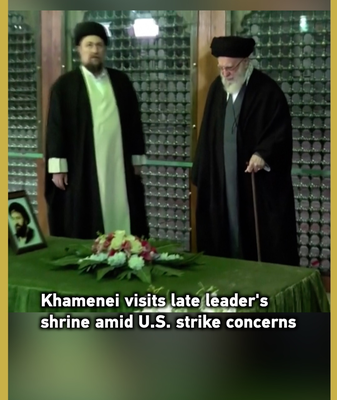 Iran_s_Khamenei_Visits_Khomeini_Shrine_Amid_Rising_U_S__Tensions video poster