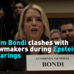 Pam_Bondi_Faces_Lawmakers_in_Epstein_Files_Hearing_Scrutiny video poster