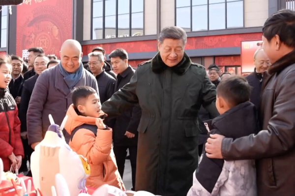 President_Xi_Extends_Lunar_New_Year_Greetings_During_Beijing_Visit video poster