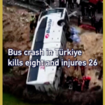 Bus Crash Near Antalya Kills 8, Injures 26 in Southern Türkiye video poster