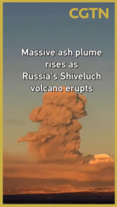Shiveluch_Volcano_Erupts__Sending_Ash_Plume_Across_Kamchatka video poster