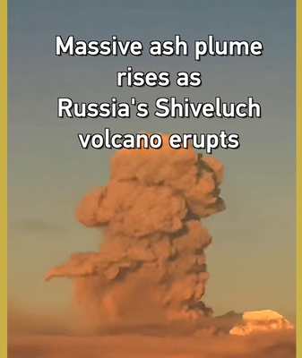 Shiveluch_Volcano_Erupts__Sending_Ash_Plume_Across_Kamchatka video poster