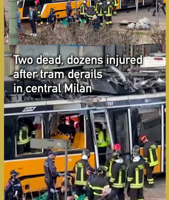 Tram_Derailment_in_Milan_Leaves_2_Dead__Dozens_Injured video poster