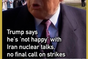 Trump_Voices_Frustration_Over_Iran_Nuclear_Talks__Military_Action_Undecided video poster