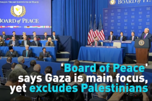 Trump_s__Board_of_Peace__Faces_Criticism_Over_Exclusion_of_Palestinians_in_Gaza_Talks video poster