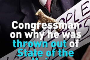 US_Lawmaker_Removed_from_State_of_the_Union_Over_Racial_Equality_Sign video poster
