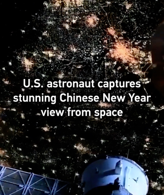 U_S__Astronaut_Captures_Chinese_New_Year_Lights_from_Space video poster