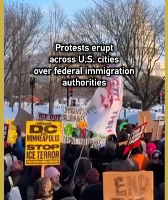 U_S__Cities_See_Widespread_Protests_Against_Immigration_Enforcement_Tactics video poster