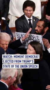 U_S__Lawmaker_Ejected_During_Trump_s_SOTU_Protest_Over_Racial_Imagery video poster