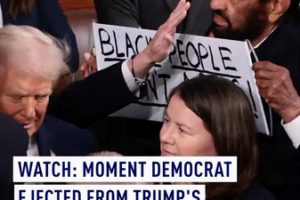 U_S__Lawmaker_Ejected_During_Trump_s_SOTU_Protest_Over_Racial_Imagery video poster