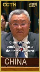 China_Condemns_Targeting_of_Children_in_Global_Conflicts video poster