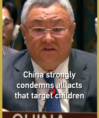 China_Condemns_Targeting_of_Children_in_Global_Conflicts video poster