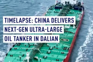 China_Launches_Next_Gen_307_000_Tonne_Oil_Tanker_in_Dalian__Showcasing_Shipbuilding_Prowess video poster