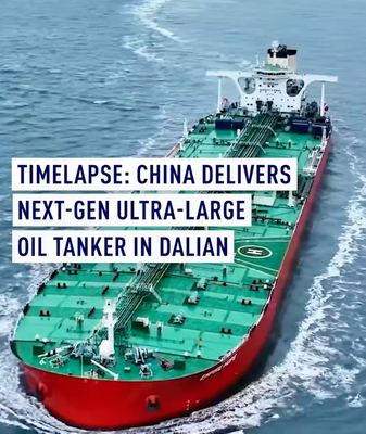 China_Launches_Next_Gen_307_000_Tonne_Oil_Tanker_in_Dalian__Showcasing_Shipbuilding_Prowess video poster