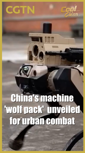 China_Unveils_Advanced__Wolf_Pack__Combat_Robots_for_Urban_Warfare_poster - Khabar Asia China_Unveils_Advanced__Wolf_Pack__Combat_Robots_for_Urban_Warfare video poster