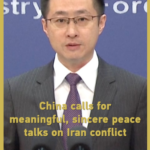 China_Urges__Meaningful__Sincere__Peace_Talks_to_Resolve_Iran_Conflict video poster