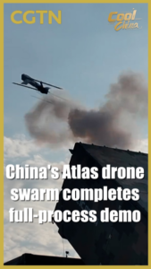 China_s_Atlas_Drone_Swarm_Showcases_AI_Powered_Military_Innovation video poster