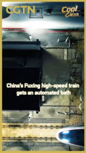 China_s_Fuxing_Bullet_Trains_Receive_High_Tech_Automated_Cleaning video poster