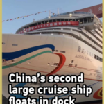 China_s_Second_Domestically_Built_Cruise_Ship_Begins_Undocking_Process video poster