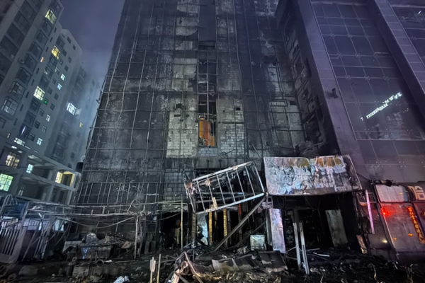 Deadly_High_Rise_Fire_in_Northern_China_Claims_1_Life__Injures_25